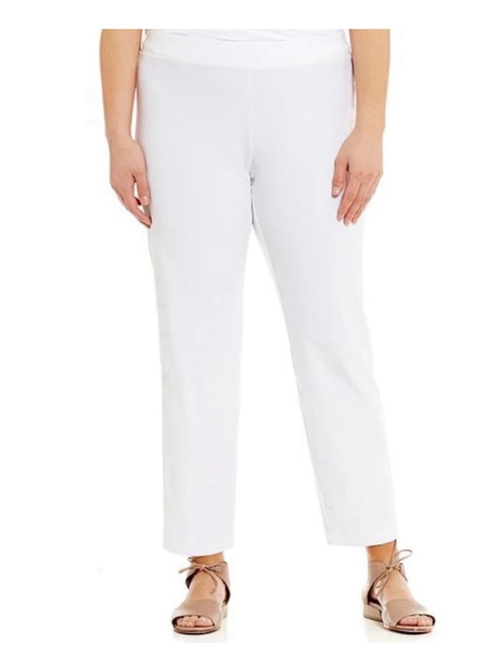 Eileen Fisher Slim Ankle Pant With Side Zip Women’s Size 2X